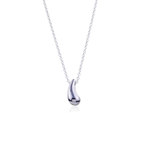 二手品 Tiffany&amp;Co. 水滴造型925純銀項鍊