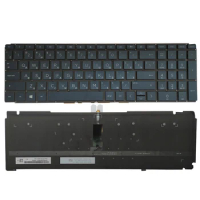 NEW Russian laptop keyboard for HP Spectre X360 15-EB dark blue blacklight