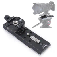 Quick Release Plate Adapter Convertor for Connect Arca-Swiss Quick Release Plate to Tripod Fluid Head of Manfrotto, Sachtler
