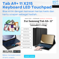 Case for Samsung Tab A9 Plus 11 inch 2023 5G Keyboard Touchpad LED Backlit Wireless Bluetooth Flip C