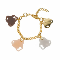 สร้อยข้อมือผู้หญิง Infinitude สีทอง (Hojicha, Free Size)