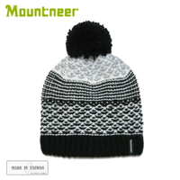 【Mountneer 山林 保暖針織毛線帽《黑》】12H62/毛帽/保暖帽/休閒帽