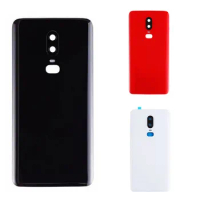For Oneplus 6 6T Back Battery Cover Glass Door One Plus 6 Rear Housing Glass Case Oneplus 6T Battery Back Cover
