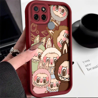 Sarung Telefon Labubu, Reka Bentuk Comel Kartun, Serasi dengan Realme C12 / Realme C25 / Realme C25s