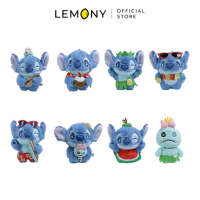 LEMONY กล่องจุ่มตุ๊กตาสติทช์ ซีรีส์ Fantastic Summer ขนาด 20 ซม. Disney Lilo & Stitch Collection