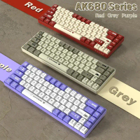 คีย์บอร์ดเกมมิ่งแบบกลไก, ATTACK SHARK, AK680, ไร้สาย 60%, Hot-Swap, Backlit RGB Rainbow, การพิมพ์ UV
