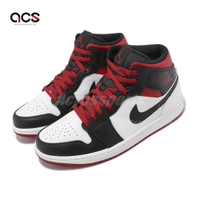 Nike Air Jordan 1 Mid 男鞋 Gym Red 黑腳趾 黑 白 紅 AJ1 喬丹 休閒鞋 DQ8426-106