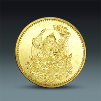 虛空藏菩薩心經掛像佛像雕刻古玩復古工藝品 銅質擺件把玩仿古