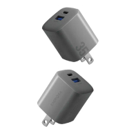 【ENERGEA】Ampcharge 35W GaN 雙孔快充電源供應器 PD快充 + QC3.0 充電頭
