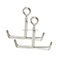 Spring water stopper Sealing clip for rubber hose Flatjaw pinchcock Lab pipe clamp Water stop clamp stainless steel 50pcs/pack