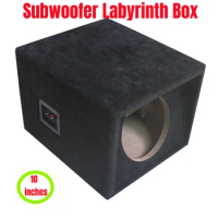 Car Audio Modification10inch Subwoofer Empty Wooden Box Car Subwoofer Maze Box Supports Rockford Fosgate P P2 P3 T1/JL W6 W3 W1