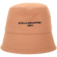Stella McCartney 刺繡標誌帆布漁夫帽(橘棕色)