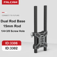 FALCAM Dual Rod Base for 15mm Carbon Fiber Rod Clip 3306/3302