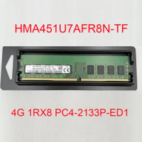 1 PCS For SK Hynix RAM 4GB 4G 1RX8 PC4-2133P-ED1 DDR4 2133 ECC UDIMM Memory HMA451U7AFR8N-TF