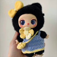 เสื้อผ้าเด็ก Liila Lucky Cat Labubu, WL, เครื่องประดับเสื้อผ้าน่ารักมาการอง, เสื้อฮู้ดที่เข้าชุดกัน,