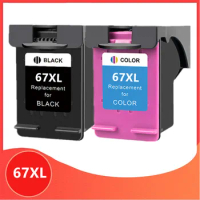 67XL Ink Cartridge Replacement for hp67 For HP 67 XL Deskjet 2723 2752 1225 6020 6052 6055 6420 6452 4152 4140 4155 Printer