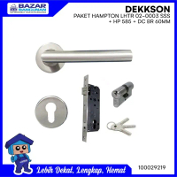 PAKET GAGANG PINTU / HANDLE SET DEKKSON HAMPTON LHTR 02-0003 SSS