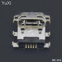 YuXi 2pcs Hot Selling New Mini Micro USB jack socket connector for Lenovo A708t S890 / for Alcatel 7040N / for HuaWei G7 G7-TL00