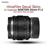 for Voigtlander 35 F1.2 Leica Mount Lens Sticker 35F1.2 Lens Wrap Cover for Voigtlander NOKTON 35mm F1.2 VM Lens Decal Skin