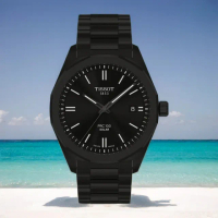 【TISSOT 天梭】官方授權 李棟旭配戴款 太陽能手錶 男錶 PRC 100 Solar-39mm(T1514223305100)