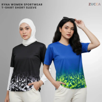 ZUCCA RYNA เสื้อยืดกีฬาผู้หญิง แขนสั้น รุ่น MS013 เสื้อสงกรานต์ ผู้หญิง เสื้อโอเวอร์ไซต์