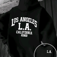 Hoodie (S-6XL) Branded LOS ANGELES L.A. 1976 European Style Hoodie Bigsize Jaket Fleece Korean Style
