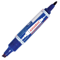 LANCER ปากกามาร์คเกอร์ 2 หัว รุ่น Duo 288 สีน้ำเงิน