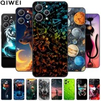 For Xiaomi Redmi 12 2023 Case Protective Silicon Soft TPU Phone Cases for Xiaomi Redmi 12 Shockproof Cover Redmi12 4G Wolf Lions