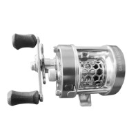 W300L All-metal Micro-object Can Be Modified Drum Wheel Luya Long-distance Caster Synchronous Wire Gauge Fishing Reel