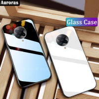 For Xiaomi Poco F2 Pro Case X3 M3 Tempered Glass Hard Back Cover For Poco M3 Pro 5G GT Redmi Note 10 Case Shockproof Coques Case