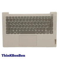 DE German Silver Keyboard Upper Case Palmrest Shell Cover For Lenovo Ideapad 5 14 14IIL05 14ARE05 14ALC05 14ITL05 5CB1C13157