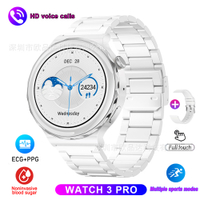 รุ่นใหม่ HW52 นาฬิกาอัจฉริยะ ผ่านบลูทูธ นาฬิกากันน้ำ ตัวเข้ารหัส ECG+PPG smart watch