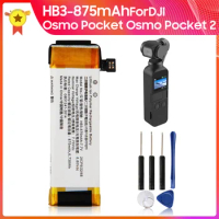 Action Camera Battery HB3 875mAh for DJI Osmo Pocket Osmo Pocket II Osmo Pocket 2 Replacement Battery +tools