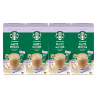 【STARBUCKS 星巴克】特選系列-白雪摩卡咖啡4盒組(共16入 口味任選；白雪摩卡/焦糖/香草)