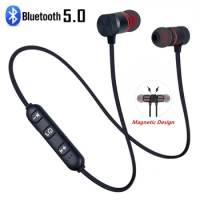 Neckband Magnetic Wireless Earphone Bluetooth 5.0 Sport Waterproof Headset Wireless Headset Earphone Earbuds For All Smartphones