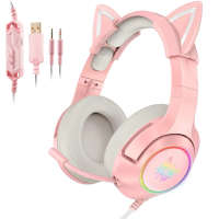 ONIKUMA - K9 3.5mm 電競級RGB耳機麥克風遊戲耳機 3.5mm單插/雙插同時兼容 連接電腦/手機/PS/Xbox one/Xbox one S/NS