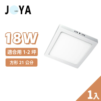 JOYA LED 1入 18W 方形 北歐幾何吸頂燈 LED吸頂燈(適用浴室、走廊、儲藏間)