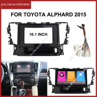 10.1 Inch For TOYOTA Alphard 2015 Car Radio Stereo Android MP5 Player Panel Casing Frame 2 Din Head Unit Fascia Dash Cover