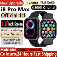 Smart Watch I8 Pro Max Answer Call Sport Fitness Tracker Custom Dial Smartwatch Men Women Gift For Apple Phone PK IWO 27 X8 T500