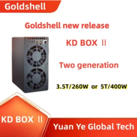 New Goldshell KD BOX II 5.0T Hashrate KDA Miner KD BOX 2 Silent network goldshell kadena miner upgraded kd box pro