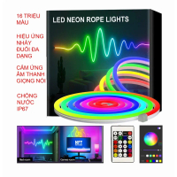 Đèn Led Neon FLex ARGB Uốn Dẻo USB DC 5V 16 Triệu Màu Chạy Đuổi Chống Nước