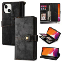 100pcs/Lot Multifunctional Wallet Phone Case For Samsung Note 20 Ultra S22 S21 S20 S9 S8 Plus S10E S7 Edge Flip Card Slot Holder