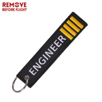 1PC Remove Before Flight Key Chain Motorcycles and Cars Jacket Tag Keychain Engineer Aviation Gifts Luggage Chaveiro Para Carro