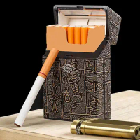 Cigarette Case Waterproof Cigarette Box Portable Cover 20pcs Cigarettes Tobacco Holder Storage Container Smok-ing Tool