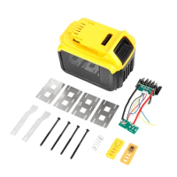 Battery Plastic Case+Lithium Battery Protective Board 21V For Dewalt 15-Cell Battery Tool Battery Ca