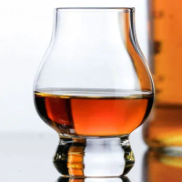 130ML old fashioned lead-free whiskey glass round barware wine Scotch Glasses For Scotch, Bourbon, Liquor, Vodka