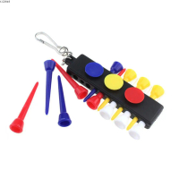 KGD848 Cho Người Chơi Golf Golf Phụ Kiện Cho Với Keychain 3 nhựa Đánh Dấu Bóng Golf Những Người Yêu 
