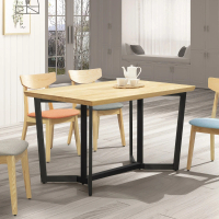 【MUNA 家居】715型4.3尺橡木餐桌/不含椅/共兩款(餐桌 桌子 休閒桌 實木餐桌)