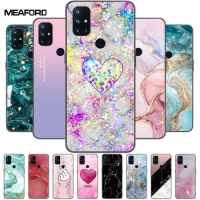 For OnePlus Nord N10 5G Cases Marble Soft Silicone Back Cover for OnePlus Nord N10 N 10 Phone Case Shockproof Coque Bumper Funda