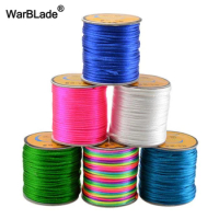 24m 2.5mm Cotton Cord Nylon Thread Cord Chinese Knot Macrame Cord Plastic String DIY Rope Bead Bracelet Necklace Jewelry Making